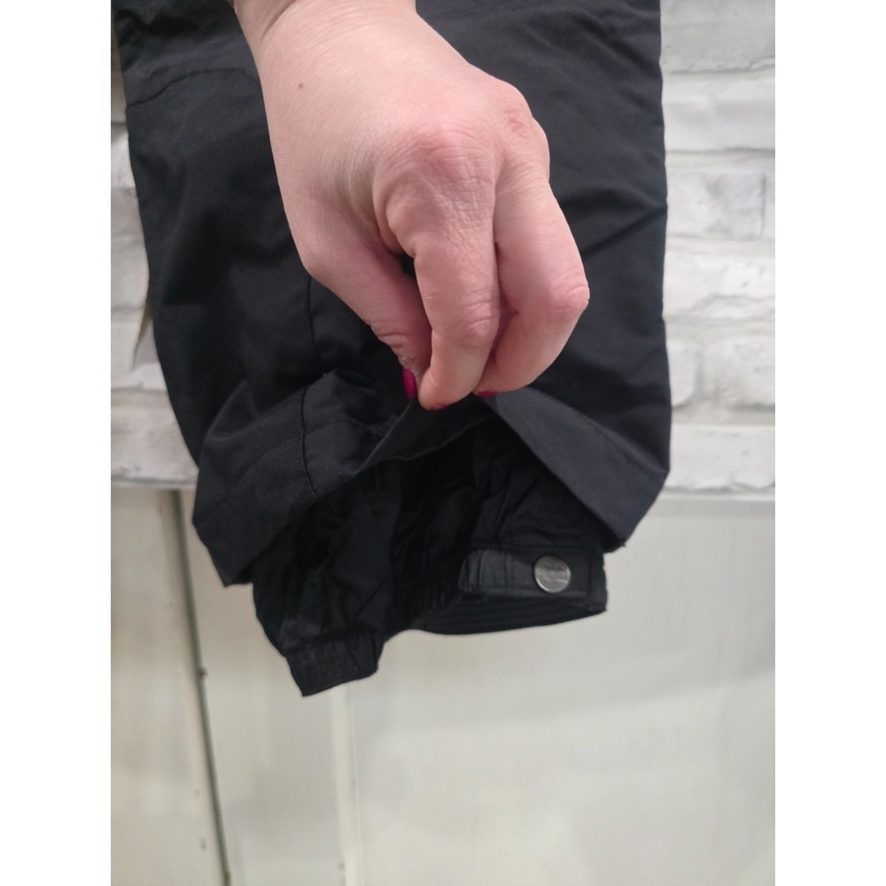 The North Face HyVent Women M Ski Snow‎ Board Pants Suspenders Black - Picture 12 of 16